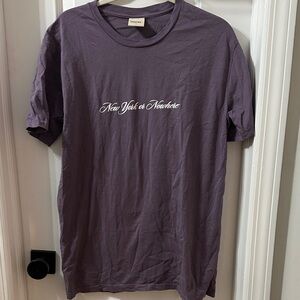 New York or Nowhere Purple Short Sleeve Tee